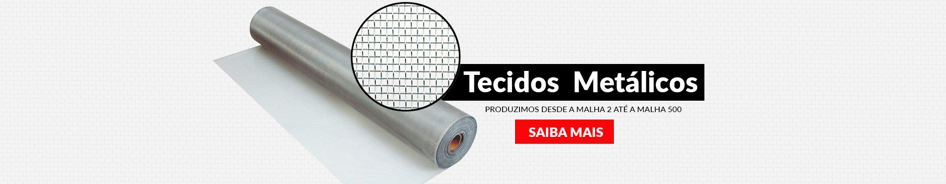 Banner Home Tecidos Metalicos